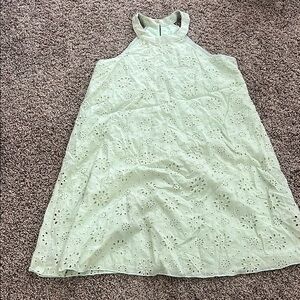 Sleeveless Eyelet Dress